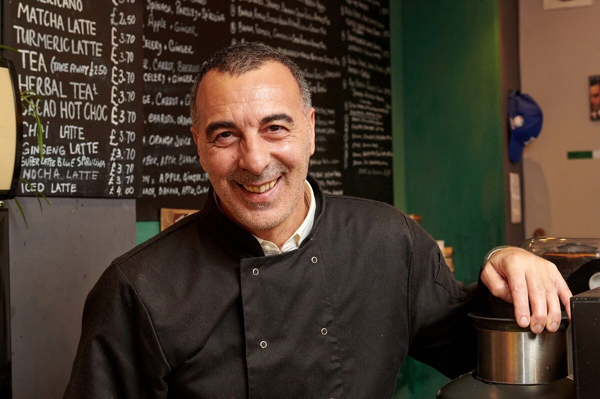 Chef Natale Algieri, owner of Nati's Whole Food Café