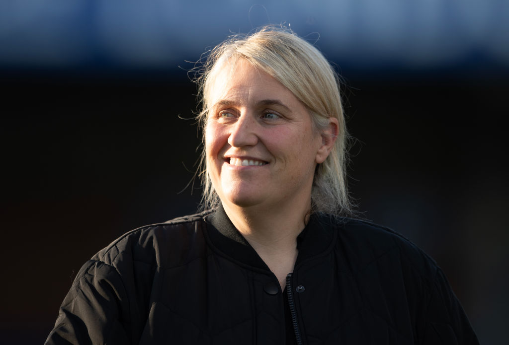 Chelsea Women’s head coach Emma Hayes pictured at Kingsmeadow in October 2023