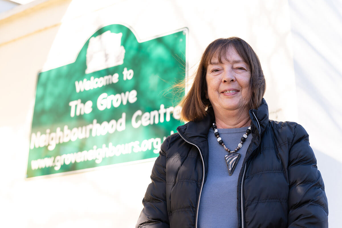 Vivienne Wood, chair of the management committee of Grove Neighbourhood Centre