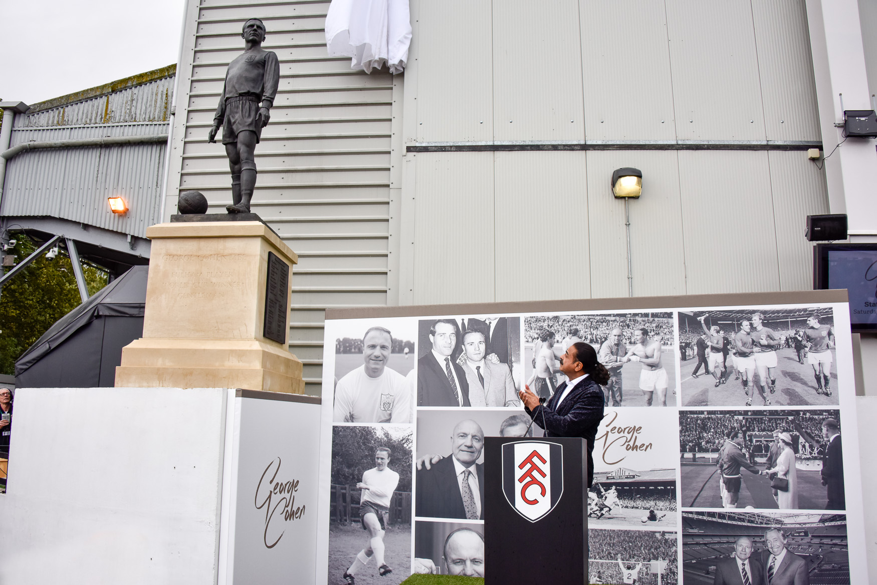 Fulham football legend George Cohen celebrates a brace of honours | LBHF