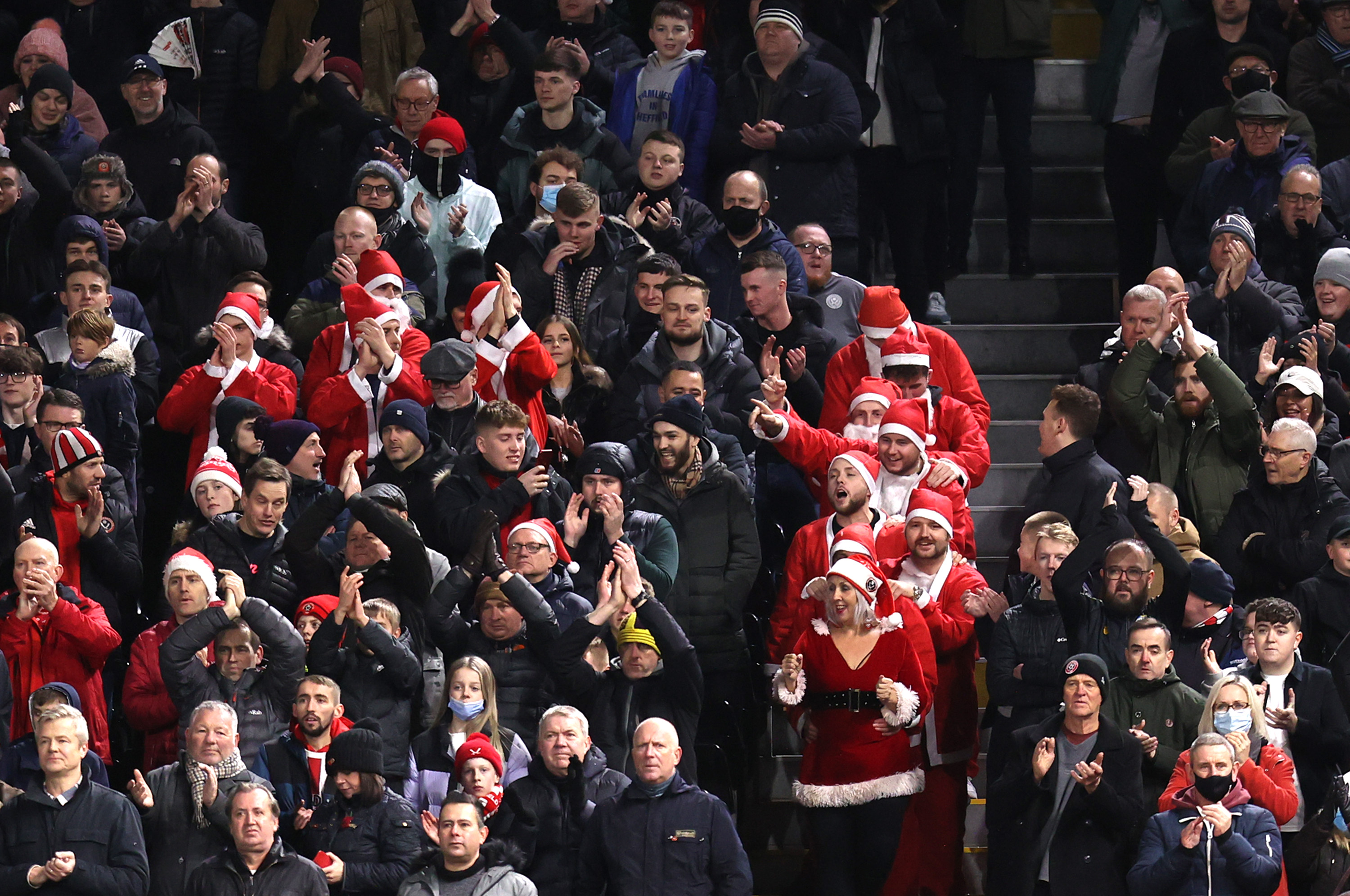 Merry Christmas Sheffield United Fan Santa Hat 
