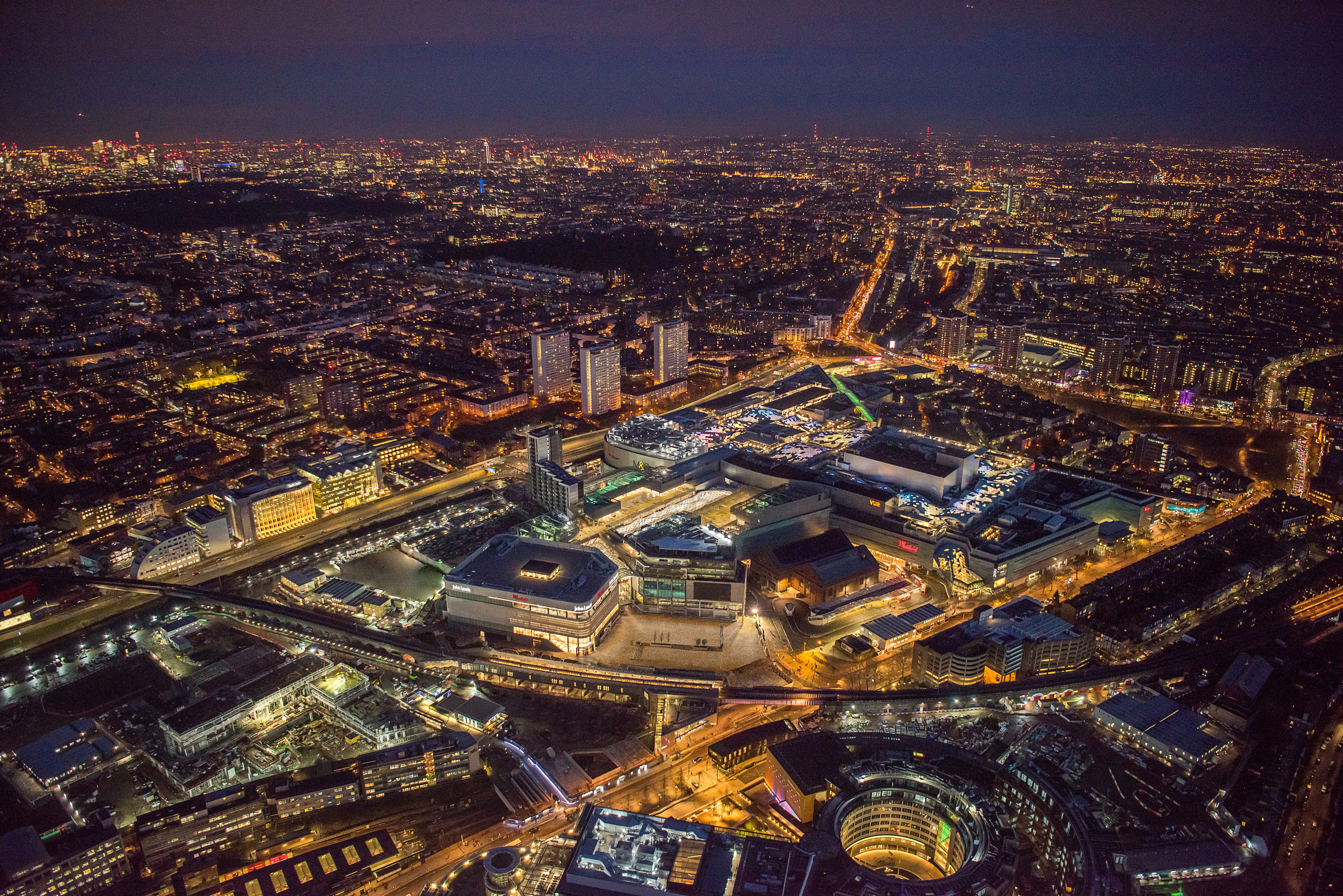 White City aerial view