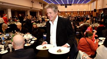Hugh Grant joined our Big H&F Christmas Day Lunch to celebrate with hundreds of local residents