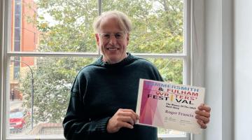 Roger Francis' short story won the Hammersmith & Fulham Writers' Festival award