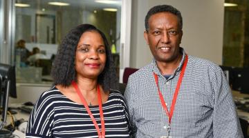 Two members of H&F's Cost-of-Living Team