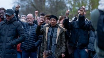 Four years after his murder, friends and family gathered in Ravenscourt Park to remember the life of Alexander Kareem