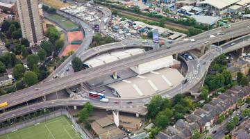 A40 Westway in White City