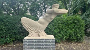 The Leaning Woman restored