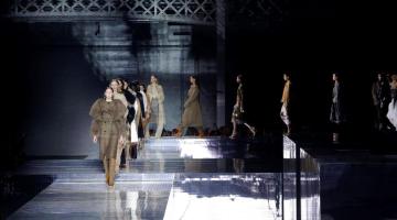 Burberry show at London Fashion Week 2020 at Olympia London
