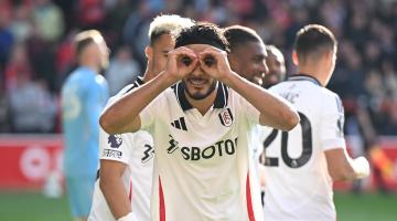 Raul Jimenez celebrates scoring Fulham's winning penalty