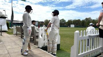 Openers Idris Otto-Mian (left) and Sid Stocking (right) go out to bat as the new cricket season launches