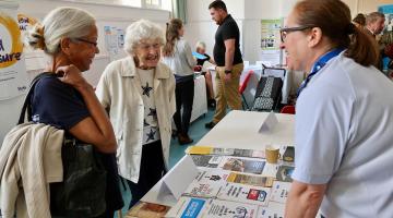Residents visit The Creighton Centre's annual fun-filled health and wellbeing fair