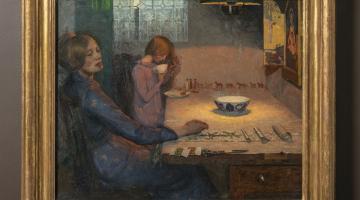 Frederick Cayley Robinson, Threads of Life, 1894
