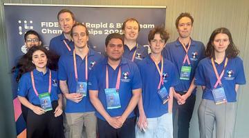 Hammersmith’s amateur champions (back row, from left): Aryaman Ganguly, Ali Hill, Tom Villiers and Ash Stewart. Front (from left): Maria Ciocan, Marco Gallana, Gaston Franco, Kai Hanache, and Gesneria Cepoi