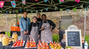 Apples on sale at Fulham Palace's annual Apple Day
