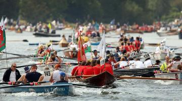 The Great River Race on the Thames
