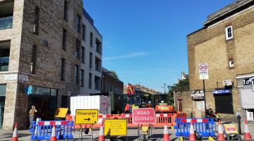 Greenside Road closure for Cadent Gas works