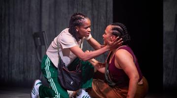 Letita Wright (left) and Golda Rosheuvel's (right) performances shine