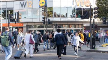 The new crossing point will bridge the gap between the Green and the two shopping centres, Westfield London and West12
