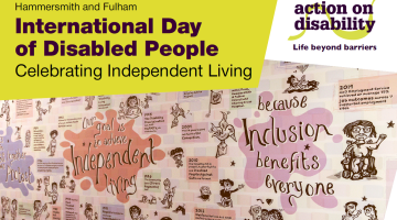 H&F International Day of Disabled People - celebrating independent living