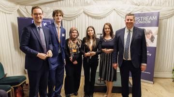 Group shot of Pathway Bond attendees at Parliament