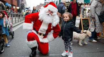 Father Christmas at Hammersmith Winter Festival