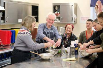Cooking class at the Macbeth Centre in Hammersmith