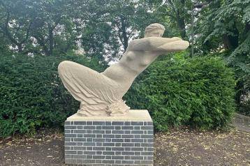 The Leaning Woman restored