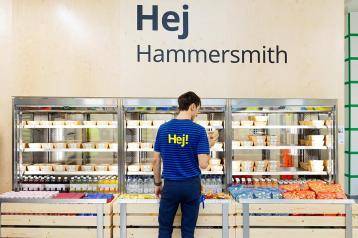 New standalone IKEA dining space at 38 King Street – next to the Hammersmith IKEA store
