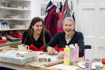Pottery workshop at the Macbeth Centre