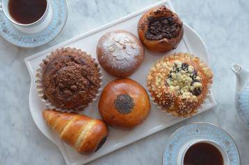 Pastries from the Happy Sky Bakery in Askew Road, W12