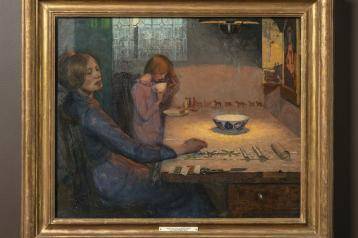 Frederick Cayley Robinson, Threads of Life, 1894