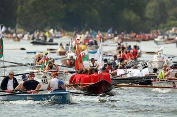 The Great River Race on the Thames