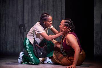 Letita Wright (left) and Golda Rosheuvel's (right) performances shine