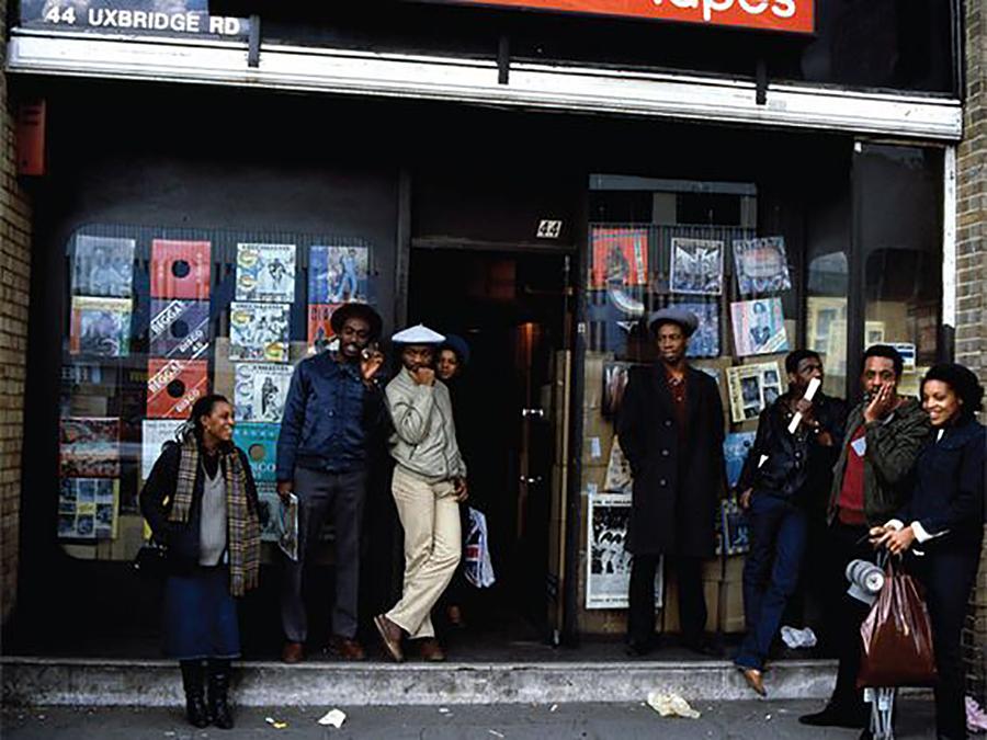 The Greensleeves record store at its original location - 44 Uxbridge Road in Shepherds Bush.