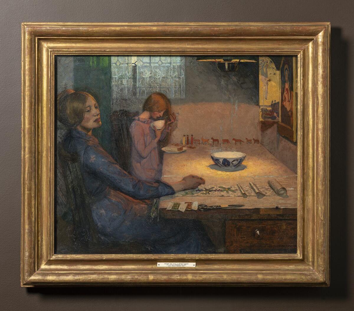 Frederick Cayley Robinson, Threads of Life, 1894