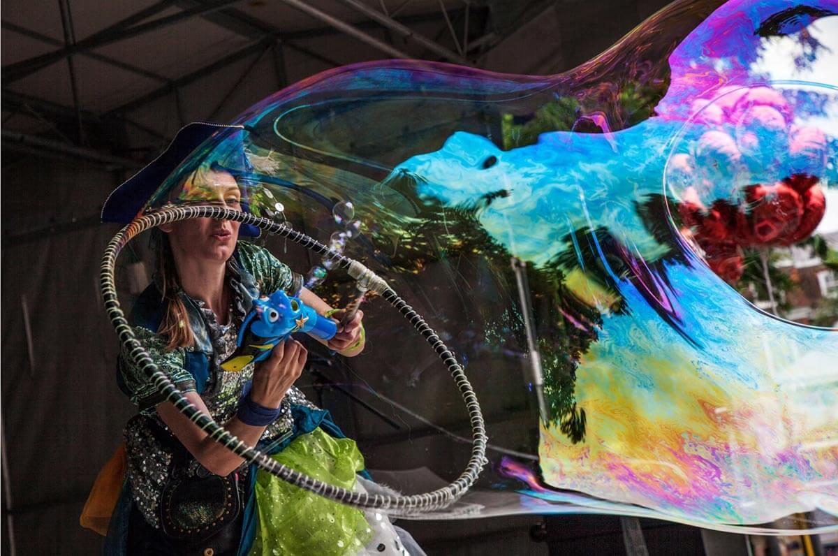 A bubble-ologist will be part of the fun at Parsons Green Fair