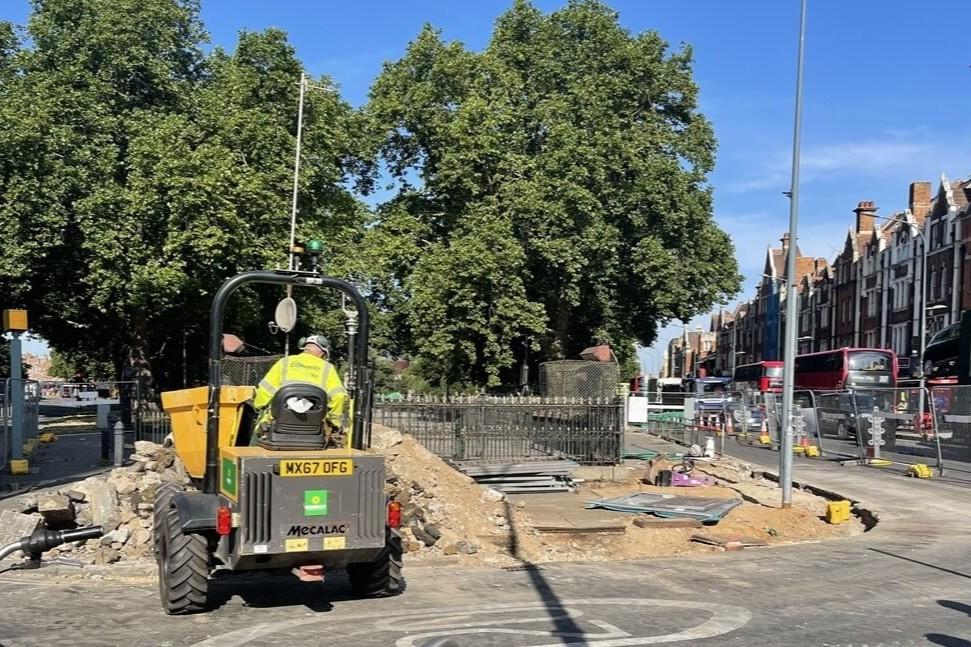The new crossing point will bridge the gap between the Green and the two shopping centres, Westfield London and West12