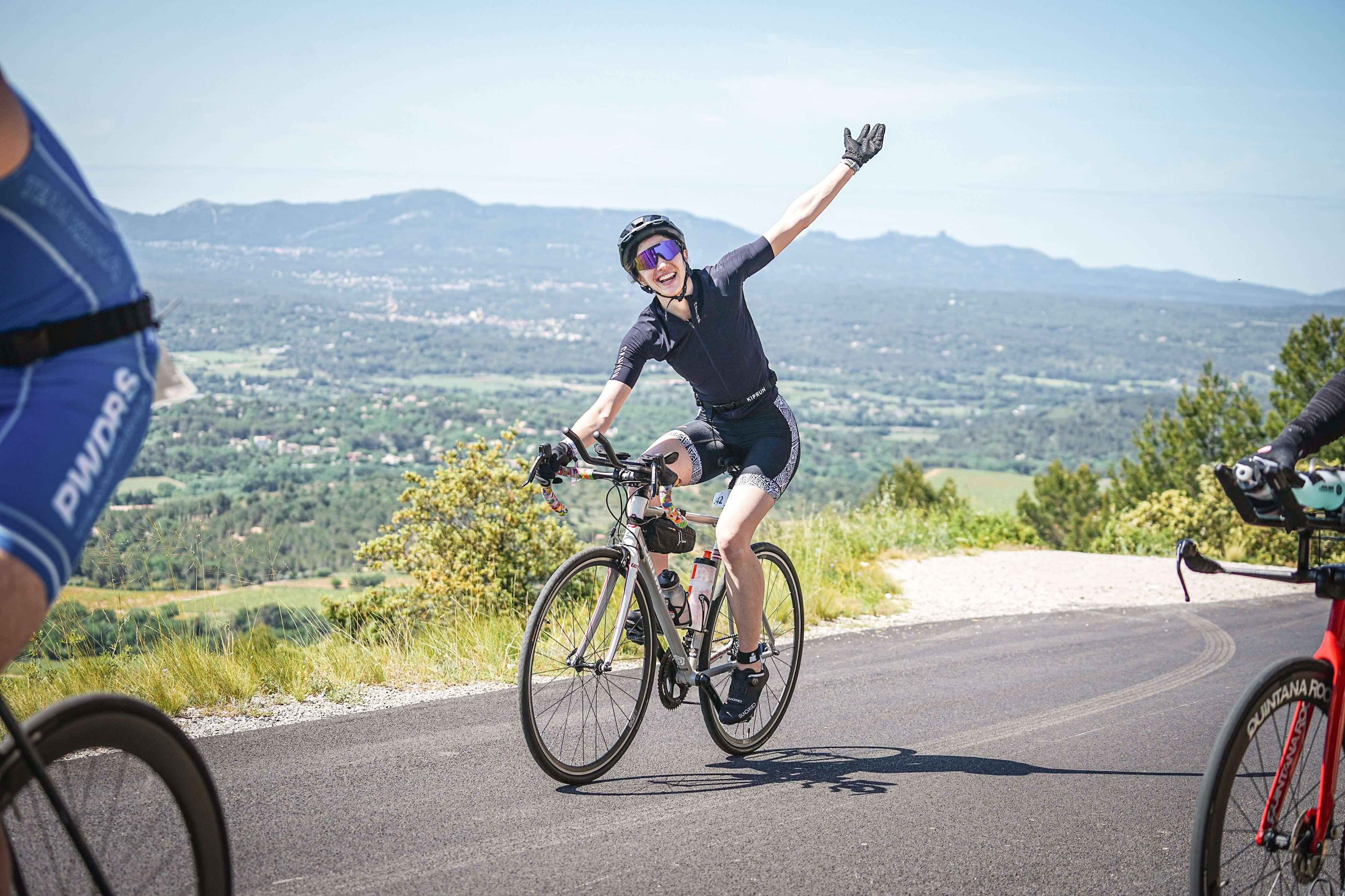 Victoria Gomez at the IRONMAN 70.3 in Aix-en-Provence, France