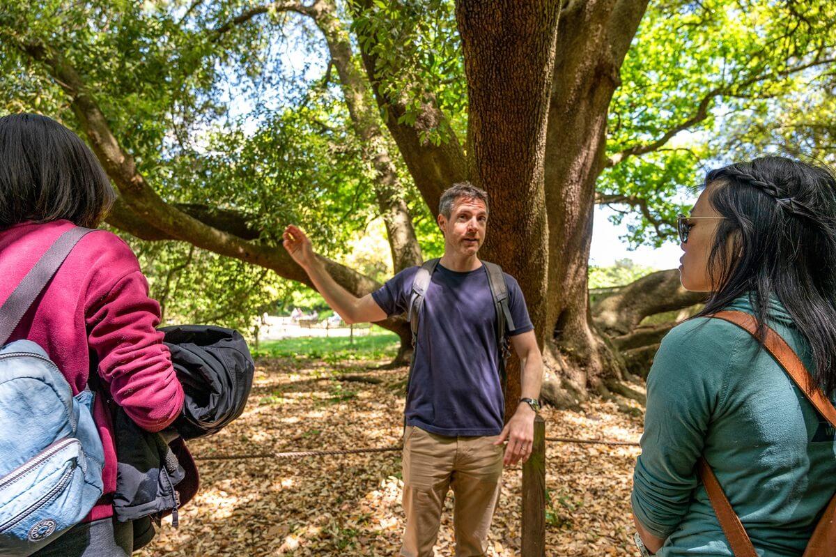 Stephen leading a guided nature walk in H&F