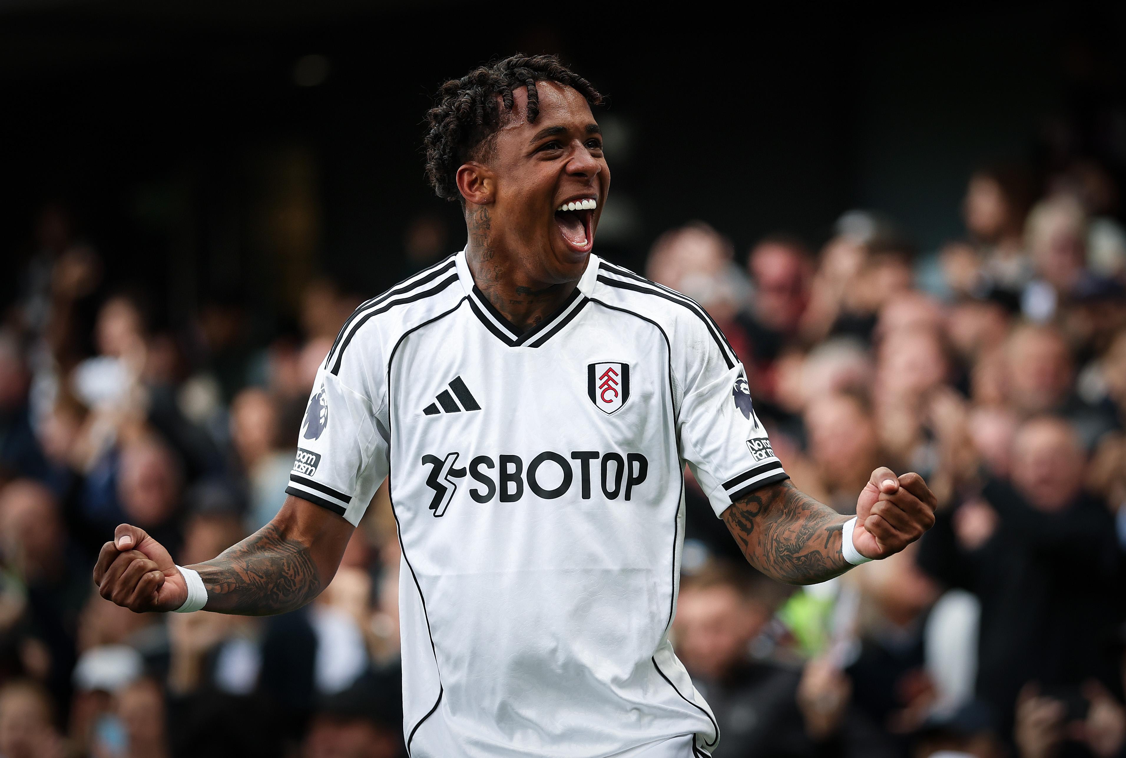 Kevin celebrates Fulham's late winner