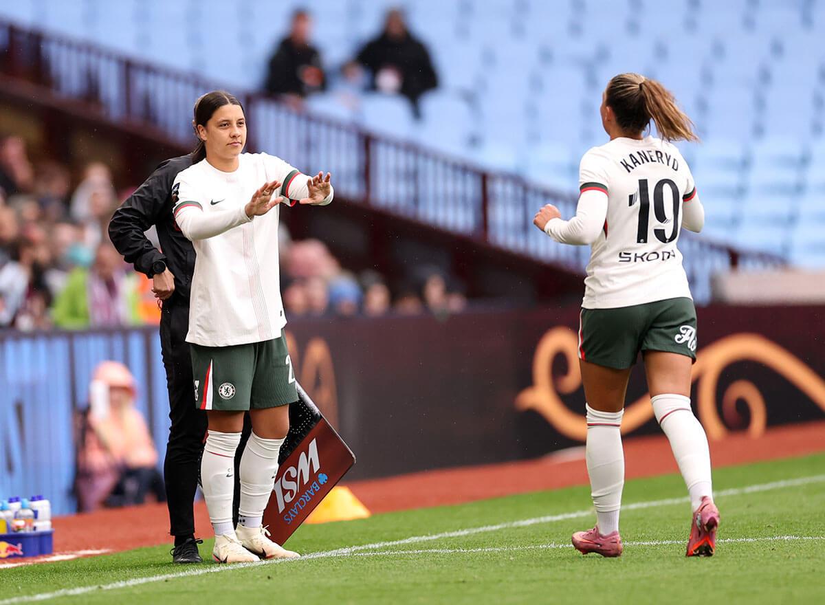 Sam Kerr replaces Johanna Rytting Kaneryd