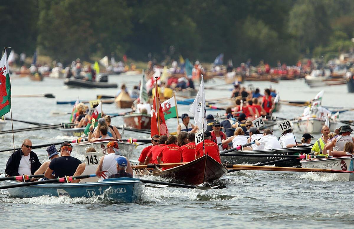 The Great River Race on the Thames