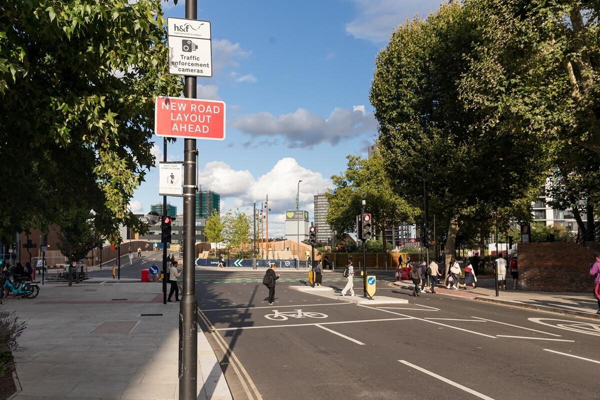 Improvements in the area now ensures safer walking and cycling in the area