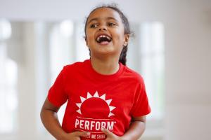 child laughing
