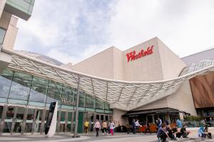 Exterior view of Westfield London in White City