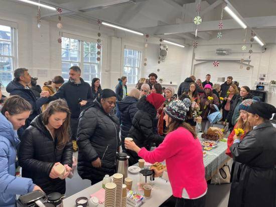 The PTA hosted a coffee morning to celebrate International Women's Day on Friday 8 March