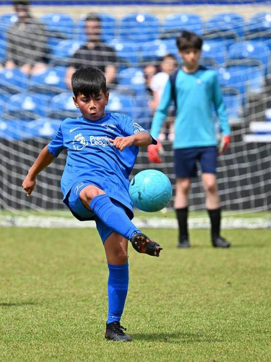 Player of the Tournament, Larmenier & Sacred Heart's goalscoring hero Jacob Lopera