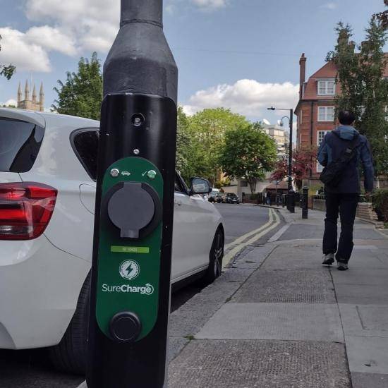 SureCharge EV charge point in H&F