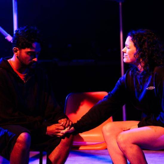 Ltr: Dhillon (Rohan Rakhit) and Mags (Josie Dixey Watson)